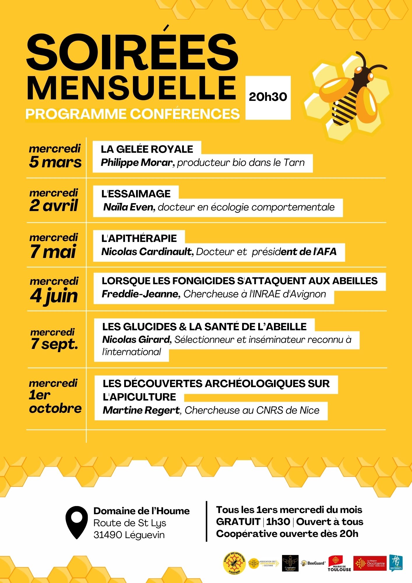 soirées mensuelles syndicat gratuites