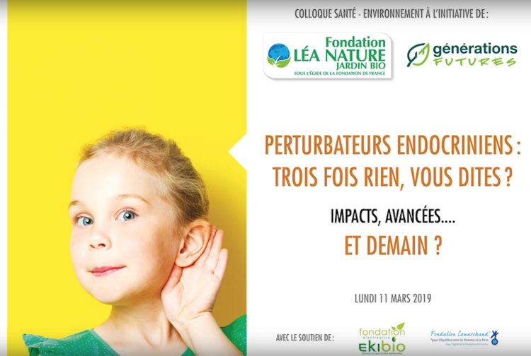 Colloque perturbateurs endocriniens du 11 mars 2019 à l&rsquo;Assemblée Nationale